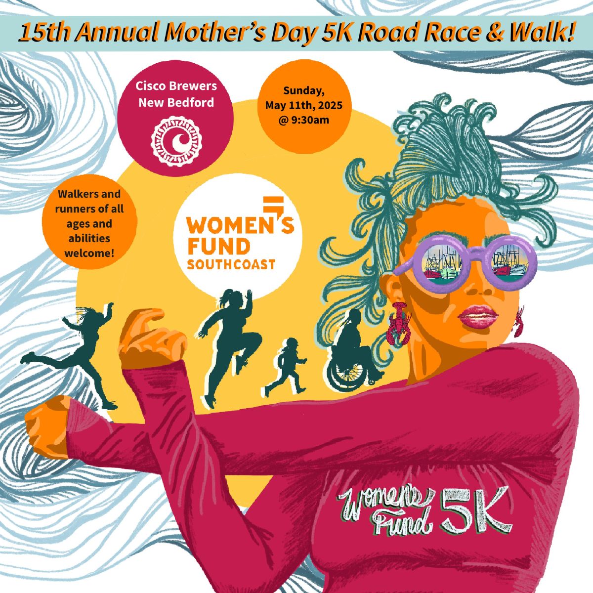 WFSC 5k 2025 Poster 3 - Women's Fund SouthCoast